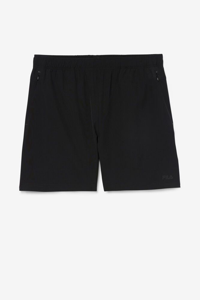 Fila Shorts Mens Black Finula - Ireland 53827-YIXP